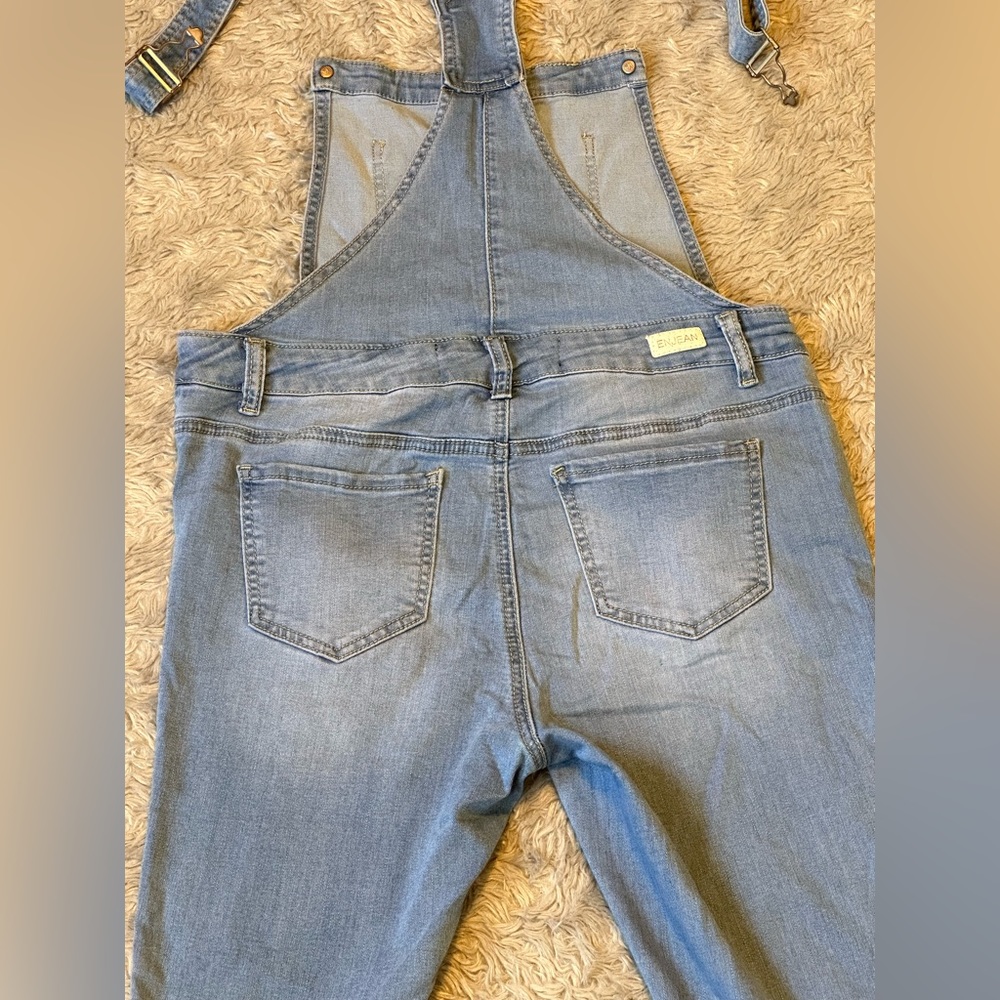 Distressed overalls, Fashion Nova, Size Small - Picture 9 of 15